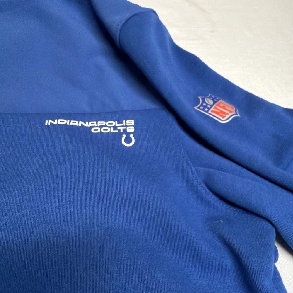 Nike NFL Indianapolis Colts On-Field DriFIT Half-Zip Blue Mens Medium - Picture 9 of 9
